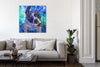 Iris-Scott,Modern & Contemporary,Animals,Impressionism,surreal,finger paint,animal,dog,shaking dog,wet,splatter,