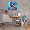 Iris-Scott,Modern & Contemporary,Animals,Impressionism,surreal,finger paint,animal,dog,shaking dog,wet,splatter,
