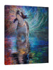 Iris-Scott,Modern & Contemporary,Animals,Impressionism,surreal,finger paint,animal,dog,shaking dog,wet,splatter,water,