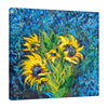 Chiara-Magni,Modern & Contemporary,Floral & Botanical,Finger-paint,floral,florals,flowers,flower,sunflowers,sunflower,blue,yellow,bouquets,