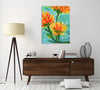 Chiara-Magni,Modern & Contemporary,Floral & Botanical,Finger-paint,florals,flowers,floral,flower,botanical,yellow,orange,red,green,strokes,