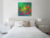 Chiara-Magni,Modern & Contemporary,Floral & Botanical,Finger-paint,florals,floral,flowers,flower,red,yellow,green,botanical,leaves,
