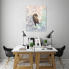 Iris-Scott,Modern & Contemporary,Animals,animals,animal,birds,bird,flicker,wings,feathers,feather,beak,cream,gray,grey,