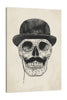 Balazs-Solti,Modern & Contemporary,People,Fashion,bones,bone,skulls,skull,hat,brown,beige,lines,line,hats,gentleman,gentlemen,mustache,mustaches,Mist Gray,Gray,Green,Charcoal Gray,Blue,White