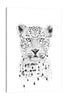 Balazs-Solti,Modern & Contemporary,Animals,animals,animal,spots,spot,paint drips,leopard,leopards,strokes,stroke,drips,drip,White,Gray