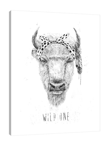 Balazs-Solti,Modern & Contemporary,Animals,animals,animal,polka dots,polka dot,words,feathers,feather,headband,dots,dot,horns,horn,paint drips,paint drip,drips,drip,Red,White,Gray