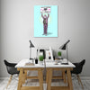 Ludwig-Van-Bacon,Vertical,3X4,Modern & Contemporary,Animals,Humor,People,Entertainment,humor,words,words and phrases,animals,animal,cat,cats,hearts,heart,eat people,people,man,standing,activist,activist jeffrey,figure,save cats,Red,Blue,Charcoal Gray,Purple,Mint Blue,Gray