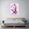Ludwig-Van-Bacon,Vertical,3X4,Modern & Contemporary,Animals,Humor,People,Entertainment,animals,animal,horses,horse,smoking,smoke,drinking,drink,drinks,don‰۪t give a fu,cans,can,bath robe,robe,Nude Peach,Yellow,Gray,Charcoal Gray,Pale Green,Blue,Purple