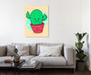 Ludwig-Van-Bacon,Vertical,3X4,Modern & Contemporary,Humor,Entertainment,plants,plant,cactus,cacti,don‰۪t touch me,words,words and phrases,sparkle,sparkles,pots,thorns,Red,Black,Purple,Gray,Blue,Cranberry Red,Mist Gray,White