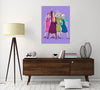Ludwig-Van-Bacon,Vertical,3X4,Modern & Contemporary,People,Entertainment,entertainment,ladies,lady,golden moon,shades,shade,women,violet,happy,confident,Red,Charcoal Gray,Black,Mist Gray,Gray