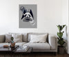 Ludwig-Van-Bacon,Vertical,3X4,Modern & Contemporary,Fantasy & Sci-Fi,Food & Beverage,People,entertainment,guyphomet,foods,food,pizza,pizzas,burger,burgers,wings,wing,hotdogs,cargo,cargo pants,horns,horn,gray,grey,Blue,White,Charcoal Gray,Gray,Navy Blue,Turquoise Blue,Sky Blue