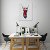 Ludwig-Van-Bacon,Vertical,3X4,Modern & Contemporary,Entertainment,kreuger,kreugerlingus,freddy,freddy kreuger,knife,knives,halloween,gloves,glove,blood,bloody,Blue,Rose Red,Gray