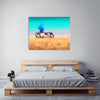 Ludwig-Van-Bacon,Horizontal,5X4,Modern & Contemporary,Transportation,lets cook,cook,smoke,smoking,brown,van,vans,lines,line,brush strokes,brush stroke,strokes,stroke,Red,Mist Gray,Sea Green,Gray,Navy Blue,Charcoal Gray,Pale Green,Black
