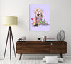 Ludwig-Van-Bacon,Vertical,3X4,Modern & Contemporary,People,Entertainment,Animals,Floral & Botanical,lady,ladies,woman,women,mother,animals,animal,cat,cats,wings,wing,tape,tapes,floral,florals,flower,flowers,Purple,Red,Gray,Blue,Charcoal Gray,Navy Blue,Mist Gray