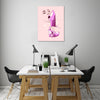Ludwig-Van-Bacon,Vertical,3X4,Modern & Contemporary,People,Entertainment,quartz,crystals,crystal,licking,lick,violet,pink,sparkles,sparkle,woman,women,sparkling,Yellow,Tan White,Red,Gray,Nude White