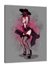 Ludwig-Van-Bacon,Vertical,3X4,Modern & Contemporary,People,Fantasy & Sci-Fi,Entertainment,woman,lady,cosplay,costume,seven year plague,plague,seven year,skirt,heels,heel,hats,hat,mask,masks,erotic,spots,spot,splatters,splatter,red,pink,black,Army Green,Red,Charcoal Gray,Black,Gray,Mist Gray,Blue,Green