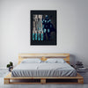 Ludwig-Van-Bacon,Vertical,3X4,Modern & Contemporary,People,Fantasy & Sci-Fi,Entertainment,space cowboy,cowboys,space,words and phrases,words,I can bring you in warm or I can bring you in cold,warm,cold,gun,guns,cape,sapce,scifi,Sea Green,Charcoal Gray,Blue,Gray,Mint Green,White,Black
