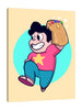 Ludwig-Van-Bacon,Vertical,3X4,Modern & Contemporary,People,Fantasy & Sci-Fi,Entertainment,steven universe,steven,thanos,gloves,glove,infinity stones,infinity stone,stars,star,circle,entertainment,animation,cartoons,cartoon,animations,Red,Nude Yellow,Charcoal Gray,Black,Mist Gray,Gray,Rose Orange