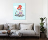 Ludwig-Van-Bacon,Vertical,3X4,Modern & Contemporary,Food & Beverage,Entertainment,People,ariel,little mermaid,disney,princess,princesses,sushi,sushis,eating,eat,eats,drinking,drinks,drink,wine,wine glass,wine glasses,wine bottles,wine bottle,sunglasses,sunglass,glasses,glass,cartoons,animation,Red,Mint Blue,White,Green,Pale Green,Charcoal Gray,Gray