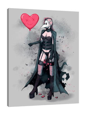Ludwig-Van-Bacon,Vertical,3X4,Modern & Contemporary,People,Fantasy & Sci-Fi,Entertainment,thank you,roses,florals,floral,rose,flower,flowers,balloons,balloon,hearts,heart,x,boots,boot,costume,costumes,black,gothic,petals,petal,Red,Sky Blue,Black,Baby Blue,Gray,Charcoal Gray,Pale Green