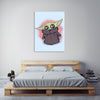 Ludwig-Van-Bacon,Vertical,3X4,Modern & Contemporary,Fantasy & Sci-Fi,Entertainment,the asset,asset,star wars,alien,yoda,baby yoda,cute,baby,space,galatic,cinema,movie,cinemas,movies,Rose Red,Red,Charcoal Gray,Sky Blue,Mist Gray,Brown,Black,Mint Green,Blue,Green