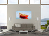 Horacio-Cardozo,Coastal,Modern & Contemporary,Nautical & Beach,Transportation,coastal,boat,boats,oars,oars,rowboat,rowboats,seas,sea,oceans,ocean,tranquil,bay,bays,rope,ropes,peaceful,peace,red,landscape,Lime Green,White,Gray,Charcoal Gray,Brown,Black,Mist Gray,Steel Blue