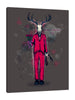 Ludwig-Van-Bacon,Vertical,3X4,Modern & Contemporary,People,Entertainment,Fantasy & Sci-Fi,Floral & Botanical,bdsm,costumes,cosplay,erotic,suits,suit,red,roses,rose,floral,florals,flower,flowers,horns,horn,mask,masks,grunges,grunge,Mint Green,White,Black,Jade Blue,MaroonPurple,Teal Blue,Gray
