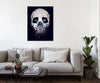 Ludwig-Van-Bacon,Vertical,3X4,Modern & Contemporary,Animals,Floral & Botanical,skull,skulls,animals,animal,carts,cat,hands,hand,florals,floral,petal,petals,tree,trees,Red,Gray,Teal Blue,Green,Lime Green,Purple,Charcoal Gray,Black