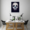 Ludwig-Van-Bacon,Vertical,3X4,Modern & Contemporary,Animals,Floral & Botanical,skull,skulls,animals,animal,carts,cat,hands,hand,florals,floral,petal,petals,tree,trees,Red,Gray,Teal Blue,Green,Lime Green,Purple,Charcoal Gray,Black