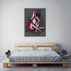 Ludwig-Van-Bacon,Vertical,3X4,Modern & Contemporary,People,Entertainment,Fantasy & Sci-Fi,couple,drips,drip,paint drips,paint drip,I had fun,bloody,blood,mask,masks,cosplay,Blue,White,Brown,Coral Pink,Purple,Gray,Tan Orange