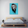 Ludwig-Van-Bacon,Vertical,3X4,Modern & Contemporary,People,Entertainment,Fantasy & Sci-Fi,Paulie,actor,actors,paint drips,paint drip,drips,drip,grey,gray,entertainment,circle,Mint Green,Black,Mist Gray,White,Red,Salmon Pink,Tan Orange
