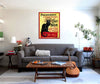 Shane-Miller,Vertical,4X5,Modern & Contemporary,Animals,Entertainment,animals,animal,black cat,cats,cat,words and phrases,words,chat noir,banner,banners,Red,Gold Yellow,Rose Brown,Black,Mist Gray,Sky Blue,Lime Green,Gray,Charcoal Gray,Purple
