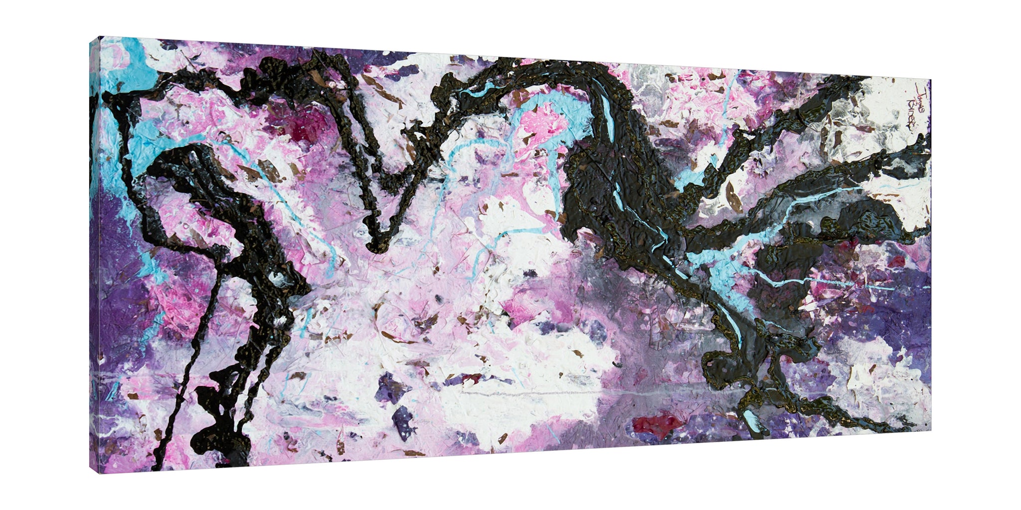 Raider-Originals,Vertical,1X2,Modern & Contemporary,Abstract,Abstract,colors,color,francesca,grunge,grunges,Blue,Purple,Mist White,Charcoal Gray,Lime Green,White,Black,Gray