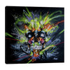 Taka-Sudo,Modern & Contemporary,People,skulls,bones,words and phrases,lines,splatter,lines,shades,Red,Black,Blue,Mint Green,Charcoal Gray,Green,Steel Blue
