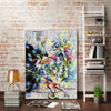 Taka-Sudo,Modern & Contemporary,Animals,animals,animal,peacocks,peacock,lines,words and phrases,light,crown,Red,Blue,Charcoal Gray,Gray,Black,Sky Blue,Lime Green