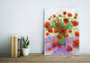 Iris-Scott,Modern & Contemporary,Floral & Botanical,roses,stems,vases,vessels,tables,florals,flowers,