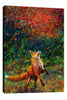 Iris-Scott,Modern & Contemporary,Animals,foxes,animals,fox,animal,trees,fall,falling leaves,trees,