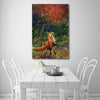 Iris-Scott,Modern & Contemporary,Animals,foxes,animals,fox,animal,trees,fall,falling leaves,trees,