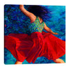 Iris-Scott,Modern & Contemporary,People,woman,women,skirt,red skirts,blue,swirl,