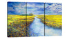 Iris-Scott, impressionism, clouds, Floral & Botanical, florals, flowers, Iris-Scott, landscape, leaves, Modern & Contemporary, skies, trees, multi-panel