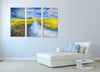 Iris-Scott, impressionism, clouds, Floral & Botanical, florals, flowers, Iris-Scott, landscape, leaves, Modern & Contemporary, skies, trees, multi-panel