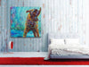 Iris-Scott,Modern & Contemporary,Animals,animals,animal,dogs,dog,wagging,shaking,water drops,teal,splatter,