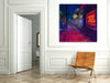 Iris-Scott,Modern & Contemporary,Buildings & Cityscapes,szechuan garden,buildings,shops,night,bike,bikes,