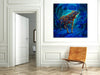Iris-Scott,Modern & Contemporary,Animals,animals,animal,dogs,dog,wagging,shaking,water drops,blue,splatter,