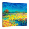 Iris-Scott,Modern & Contemporary,Floral & Botanical,trees,mountains,leaves,florals,flowers,skies,blue,