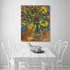 Iris-Scott,Modern & Contemporary,Floral & Botanical,sunflowers,flowers,florals,leaves,vases,