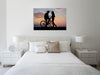 Dominic-Liam,Modern & Contemporary,People,silhoutte,couple,bikes,skies,clouds,Red,Black,Purple,Gray,Blue,Sky Blue