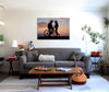 Dominic-Liam,Modern & Contemporary,People,silhoutte,couple,bikes,skies,clouds,Red,Black,Purple,Gray,Blue,Sky Blue