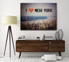 Ashley-Davis,Modern & Contemporary,Buildings & Cityscapes,U.S. States,new york,usa,golden gate bridge,bridge,buildings,cirtyscape,hearts,I love new york,words and phrases,Charcoal Gray,Black,Blue,White,Gray