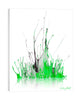 Don-Farrall,Modern & Contemporary,Abstract,absrtact,paint,drips,white,black,painting,green,Coral Pink,Tan White,Slate Gray,White